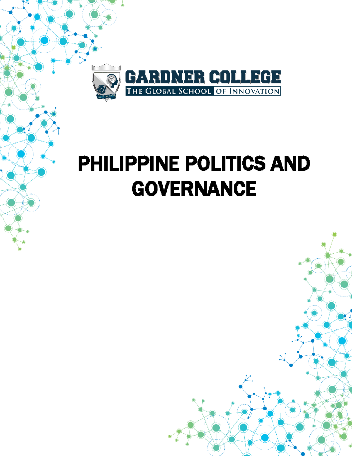 Lesson 1 PHIL.GOV Handout - PHILIPPINE POLITICS AND GOVERNANCE COURSE ...