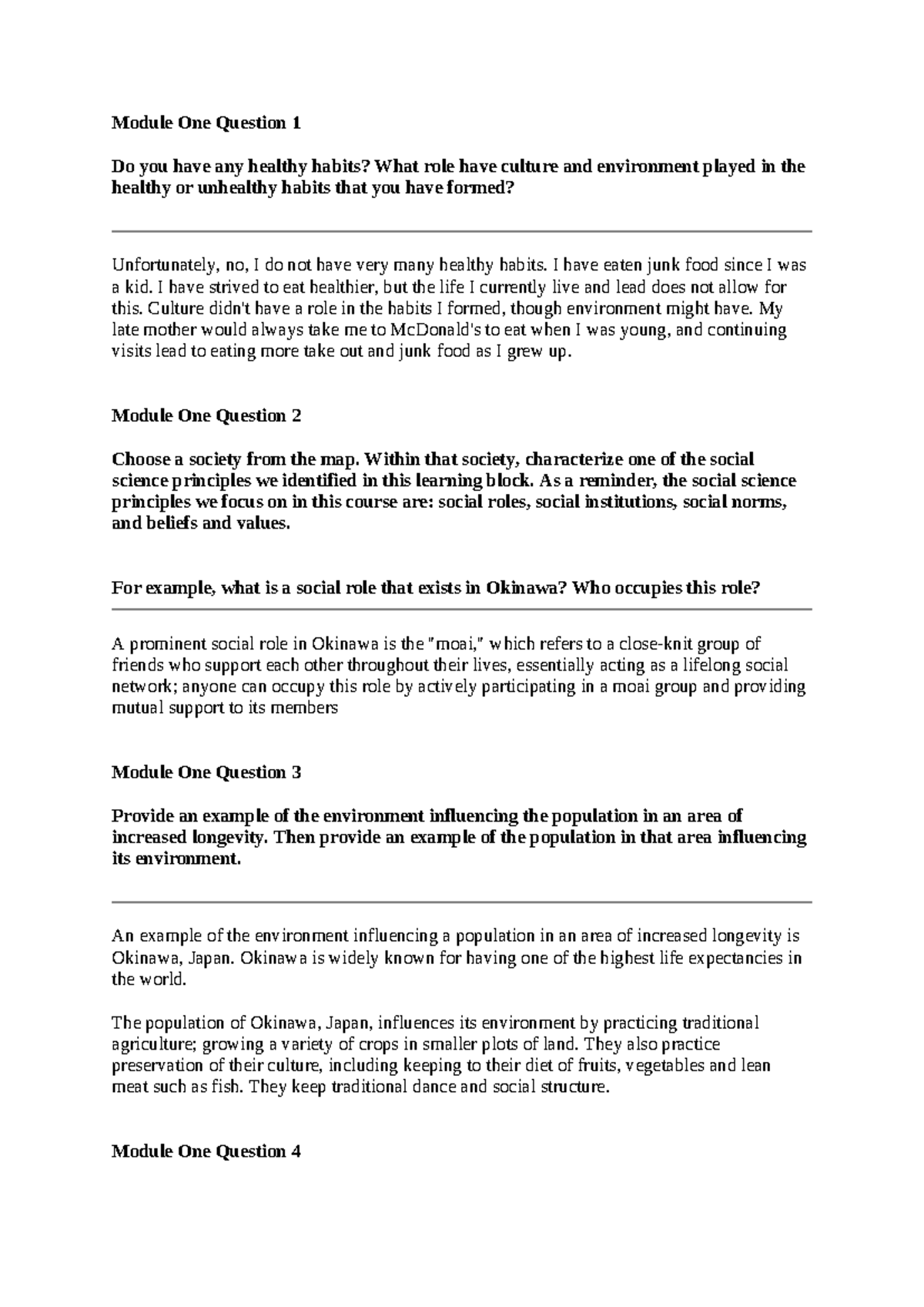 Becca Bloodgood SCS 200 Applied Social Sciences - Module One Question 1 ...