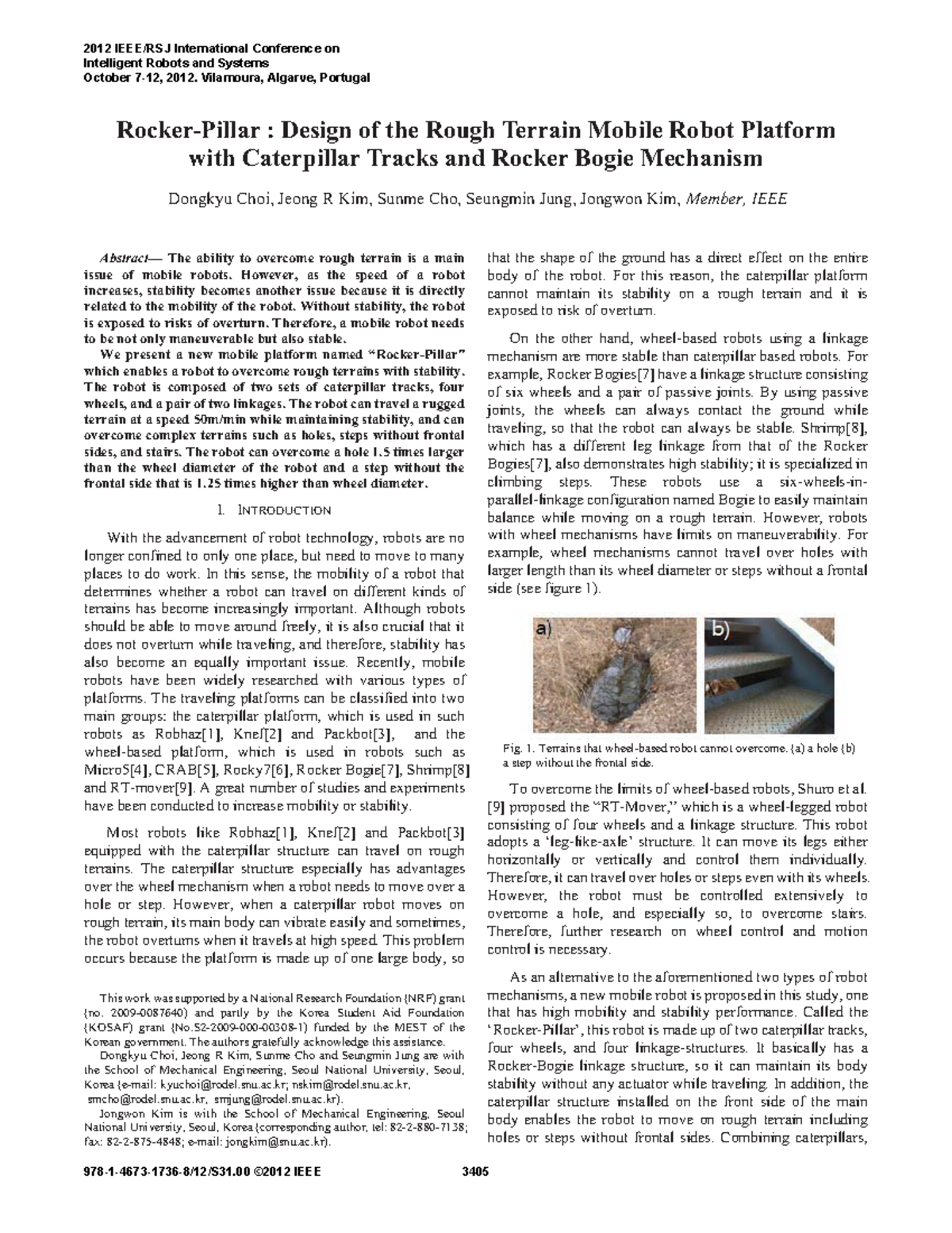 Design of the Rough Terrain Mobile - Abstract— The ability to overcome ...
