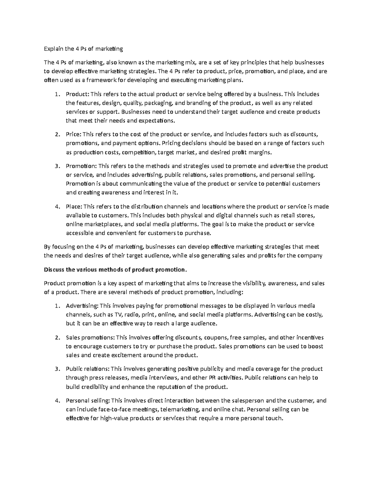 explain-the-4-ps-of-marketing-explain-the-4-ps-of-marketing-the-4-ps