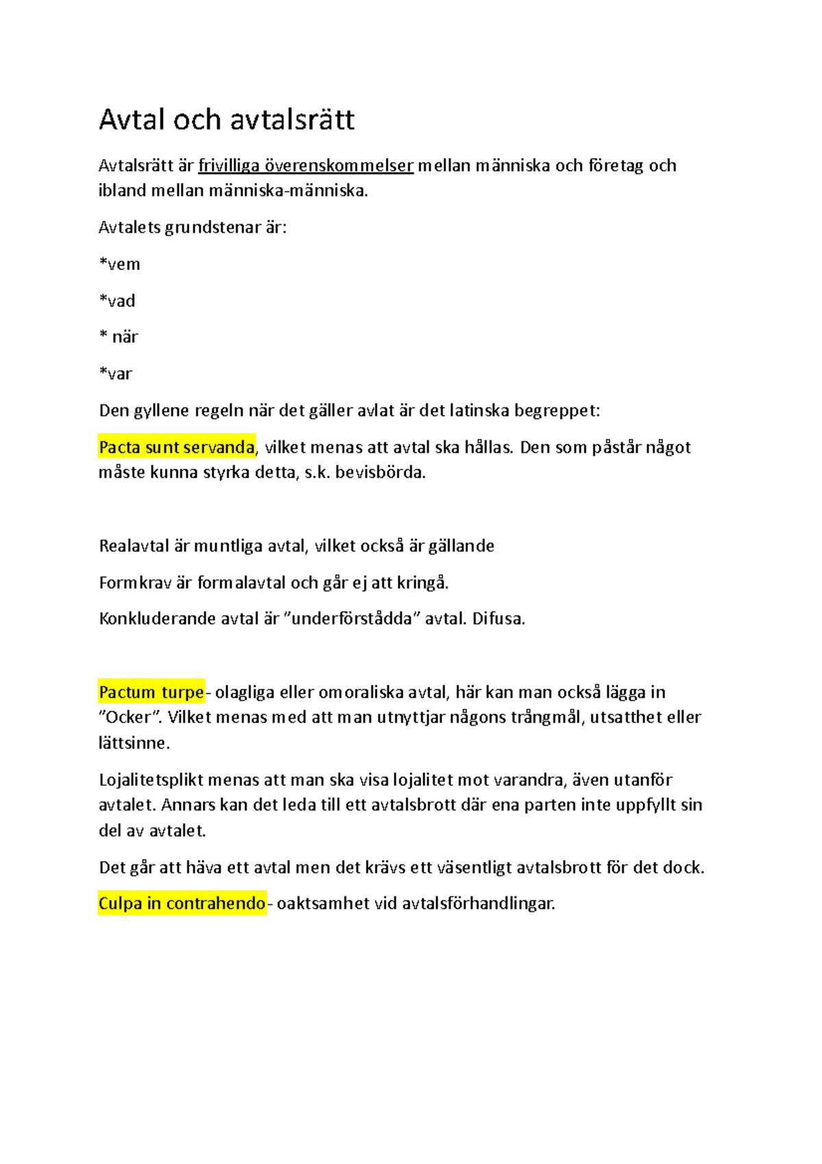 avtal-och-avtalsr-tt-samlade-anteckningar-fr-n-olika-f-rel-sningar