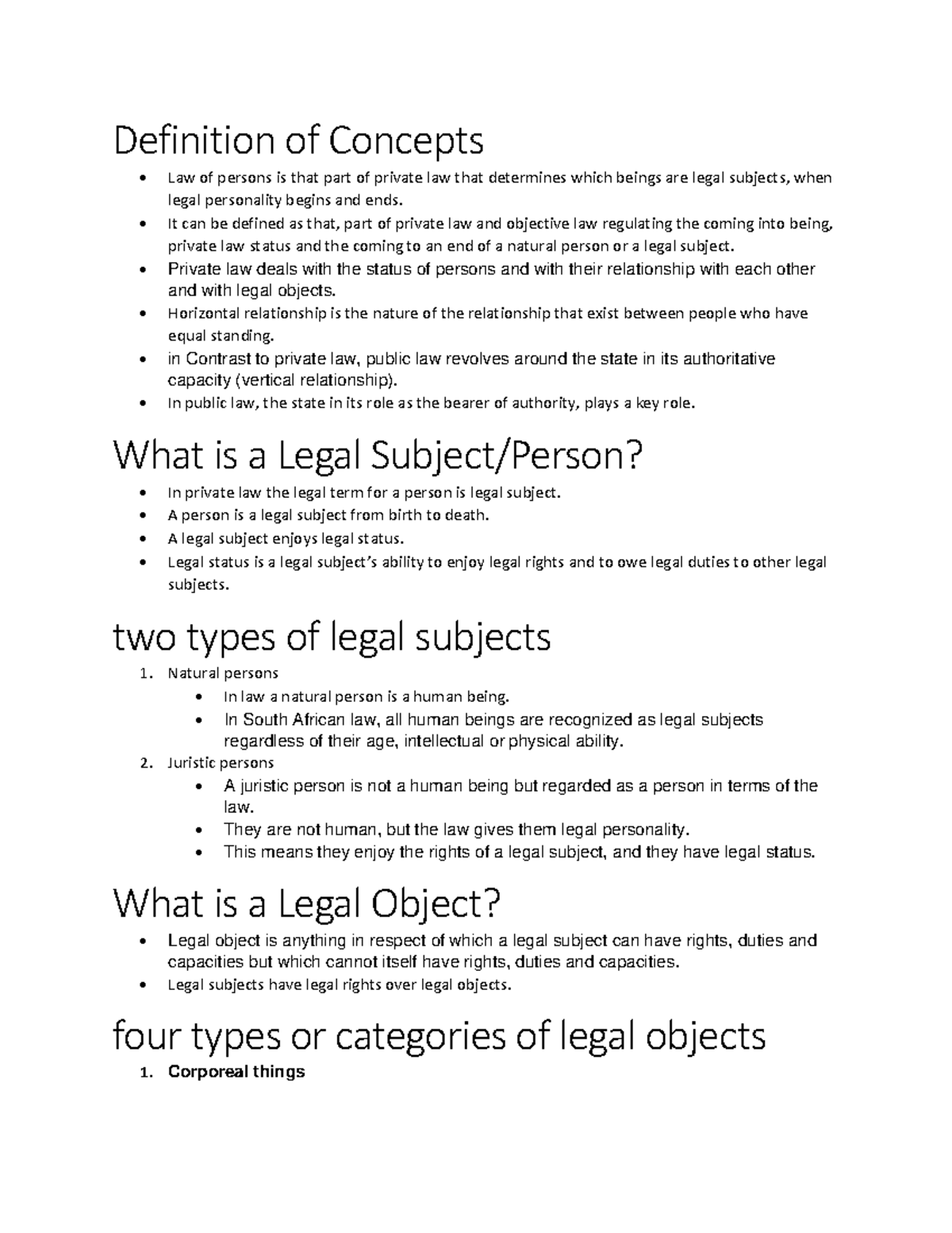 law-of-person-exam-notes-definition-of-concepts-law-of-persons-is