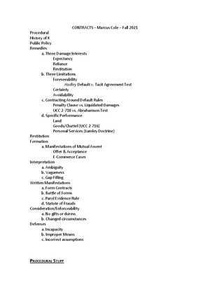 Contracts 2 - Great - Contracts Morantz Autumn 2014 Bases of Contract ...