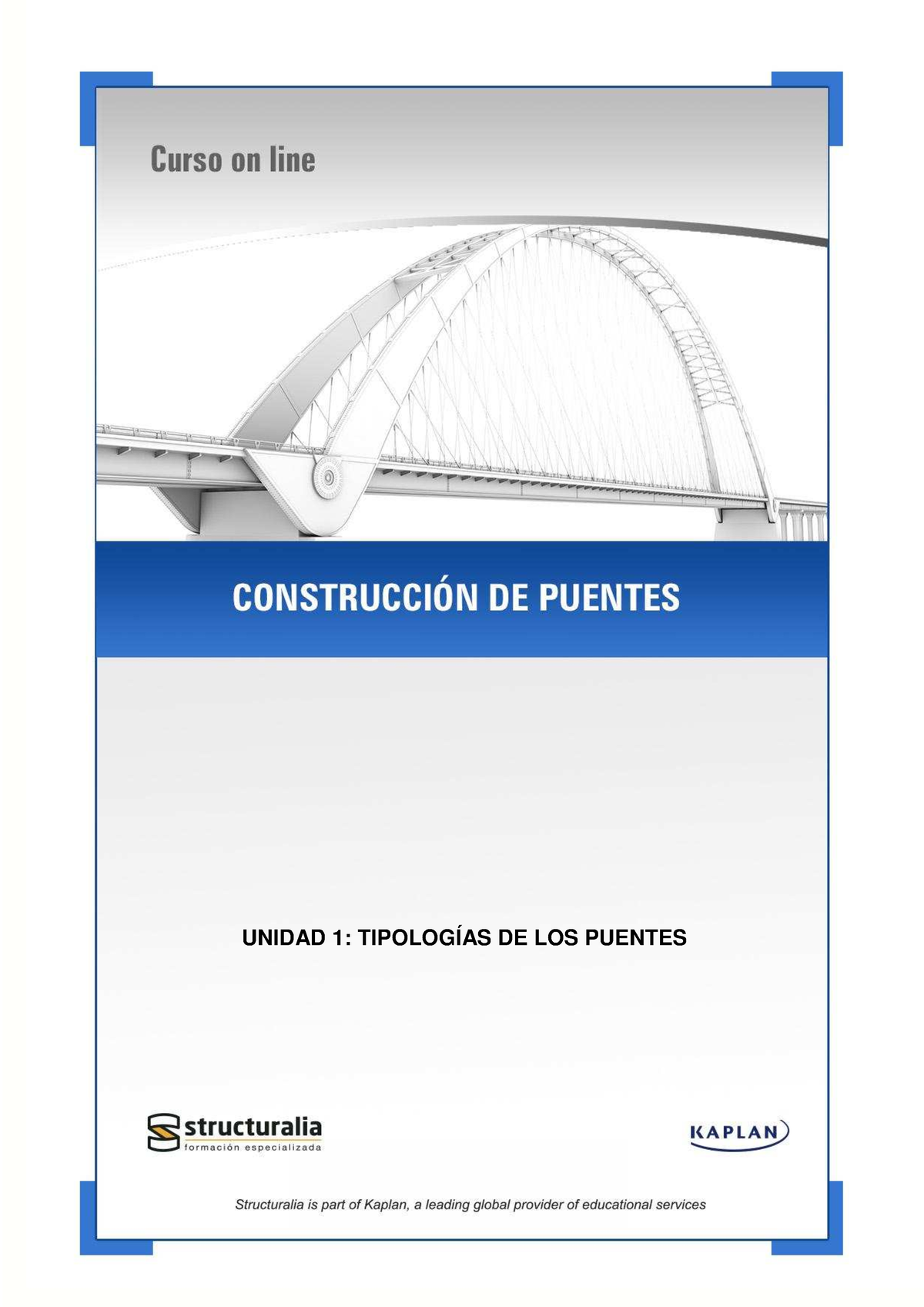 Tipologias DE LOS Puentes - UNIDAD 1: TIPOLOGÍAS DE LOS PUENTES ...