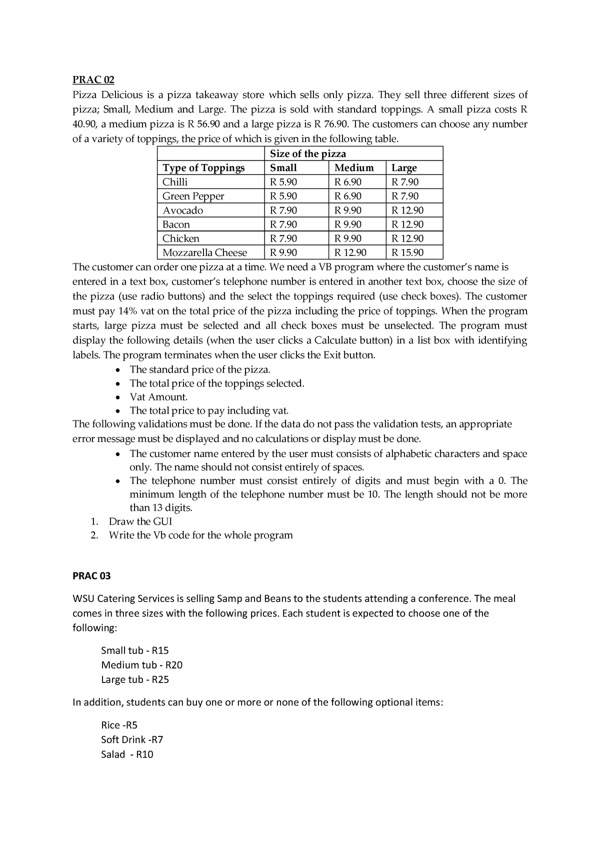 MOD4-Practical-Exercise 2 Software Development notes that are an ...