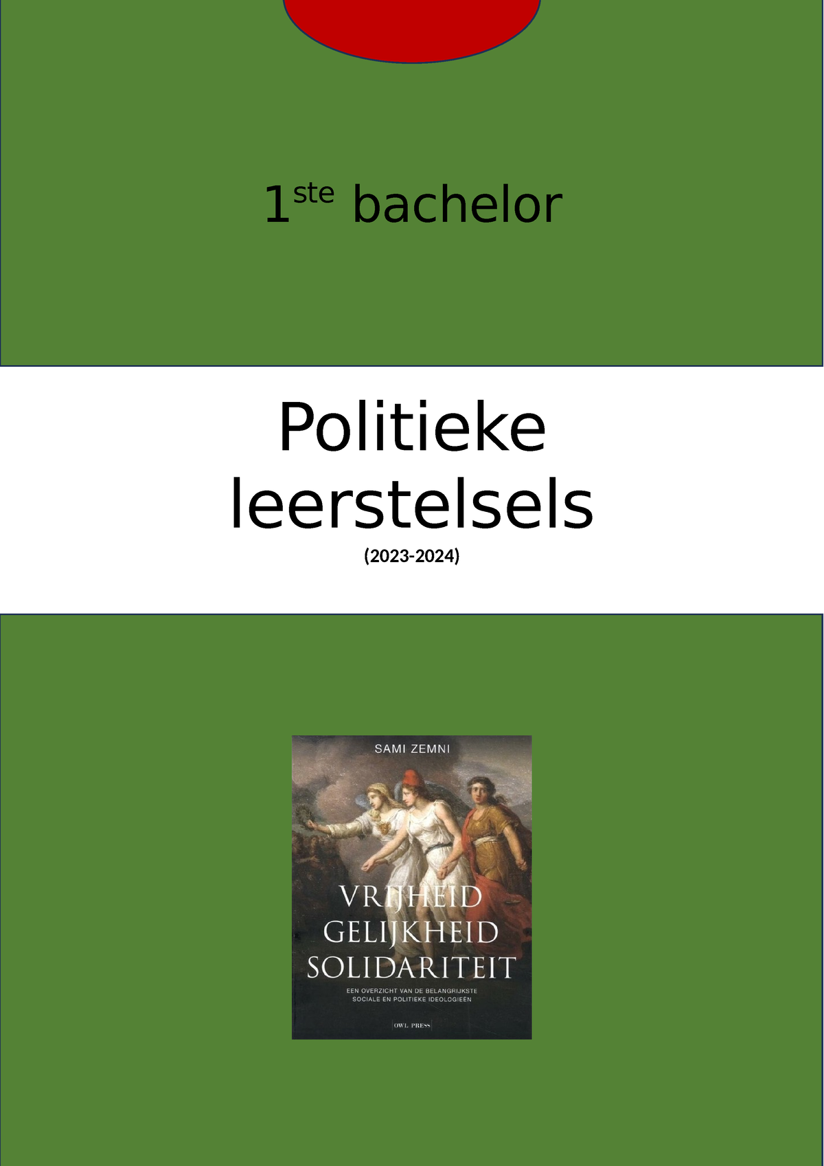 Politieke Leerstelsels Samenvatting - 1 Ste Bachelor Politieke ...