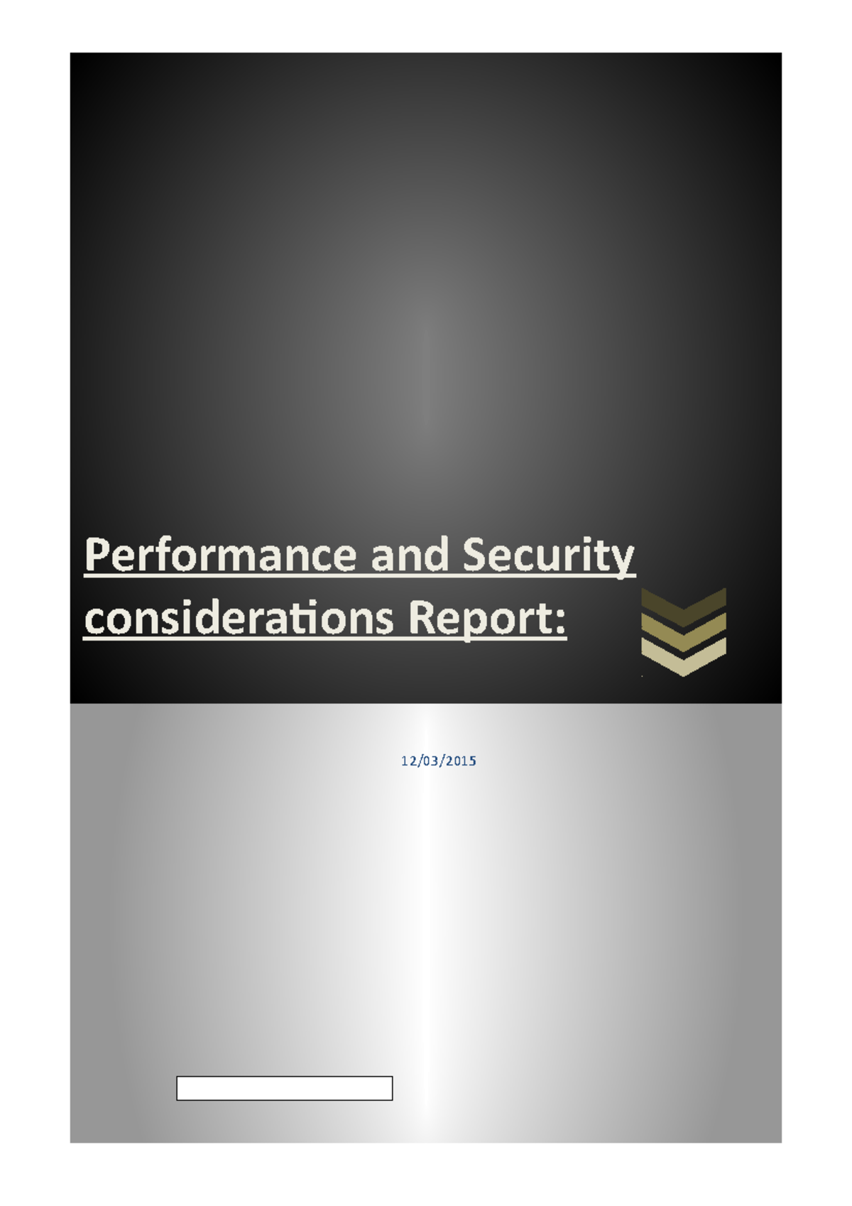 Report V2 - Mandatory modules to form final grade of the module and ...