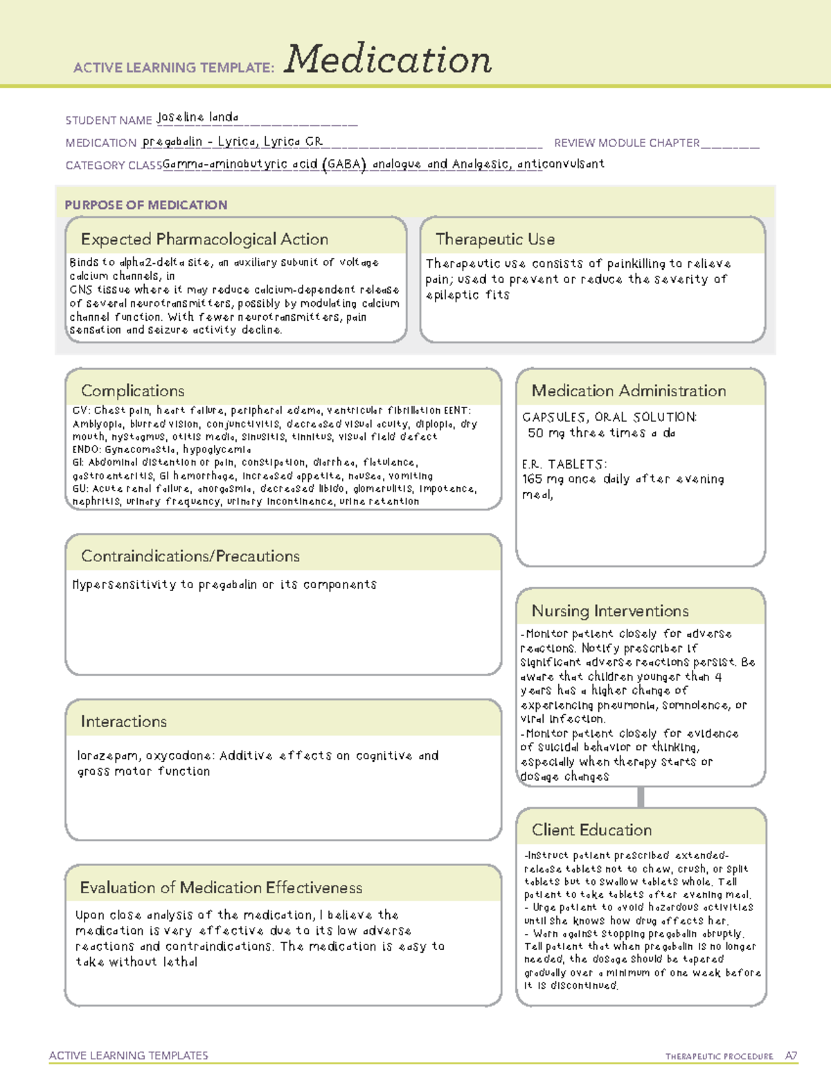 pregabalin-med-map-medication-ati-worksheet-for-pregablin-active-learning-templates-studocu