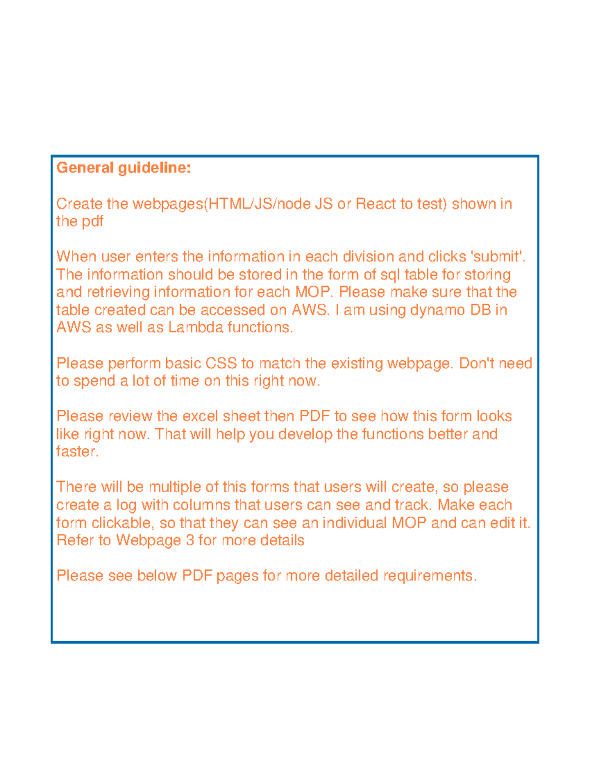 MOP PDF This is desc PRIORITY/IMPACT Default/Medium MOP 23 MOP