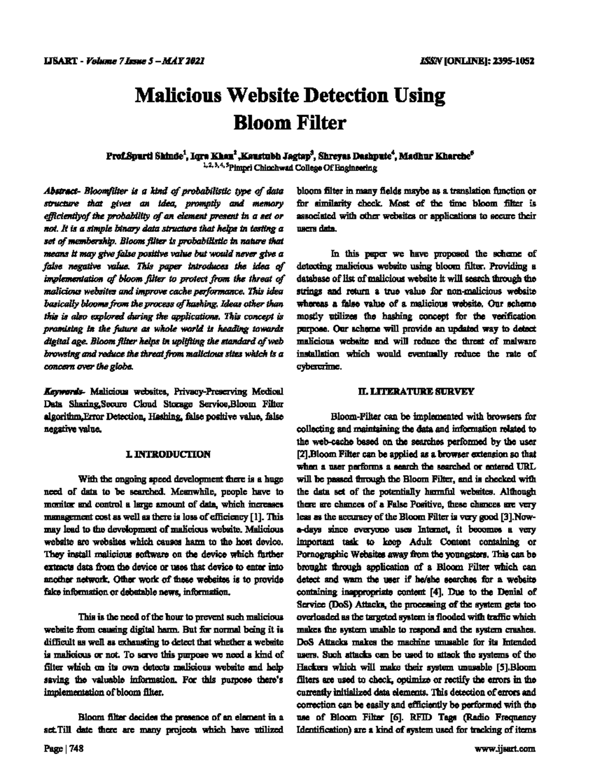 Bloom Filter Computer Engineering Studocu