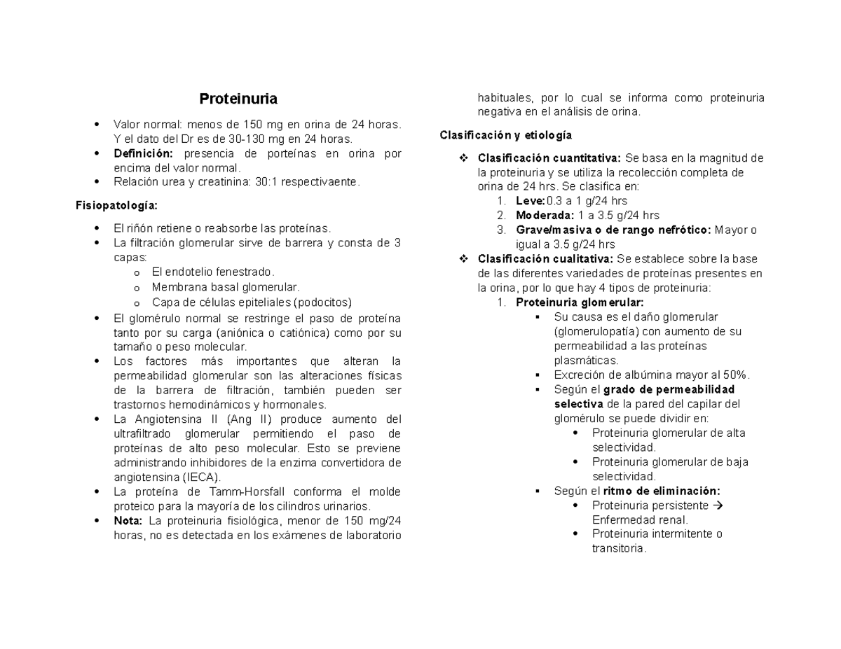 valores normales de urea en orina 24 horas
