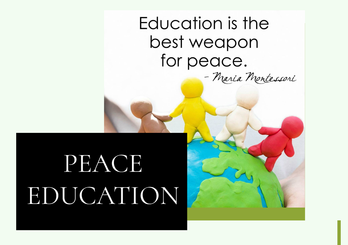 why is peace education important essay