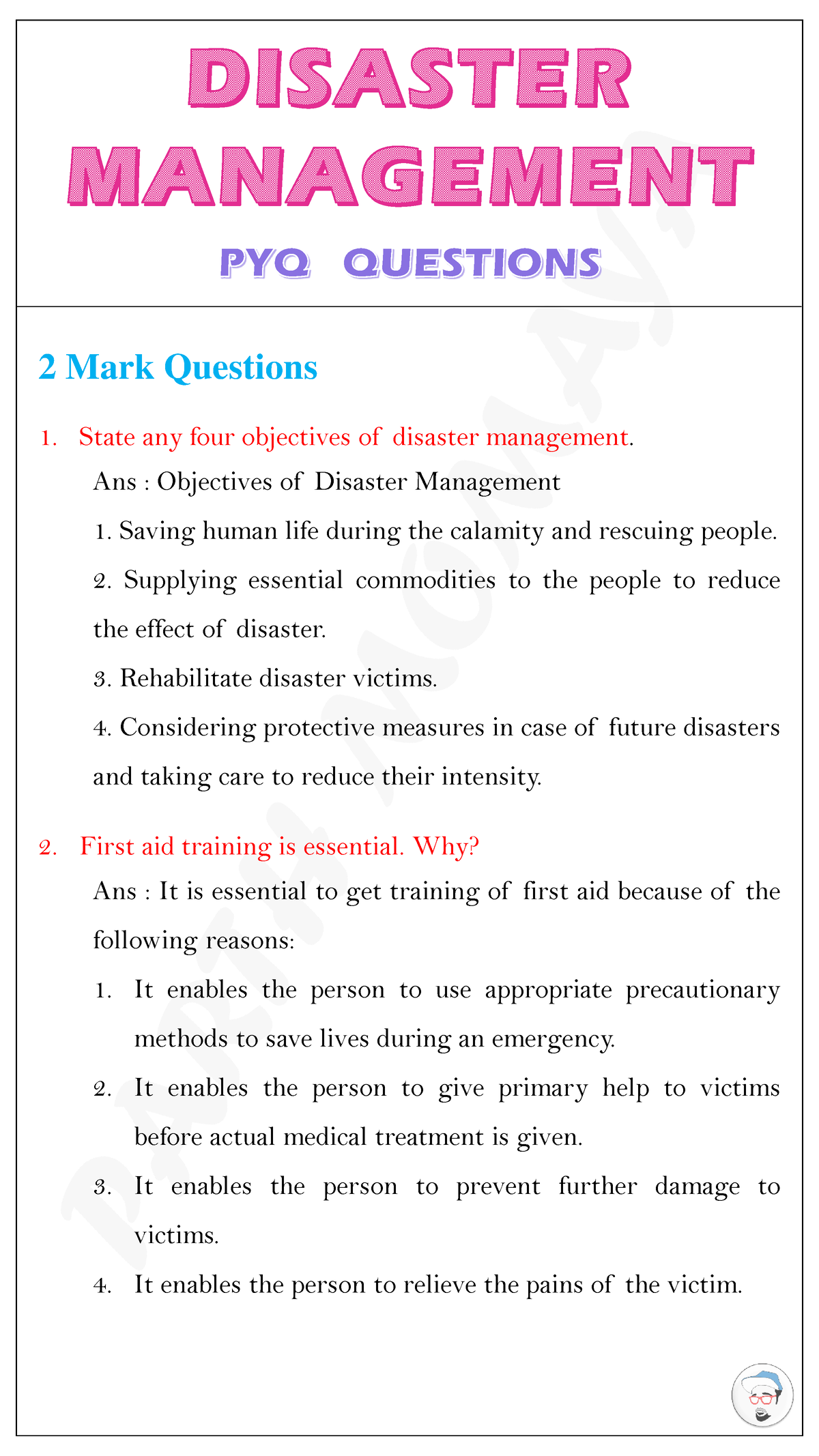 disaster-management-nothing-2-mark-questions-state-any-four