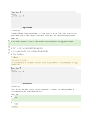 POLS 1503 Self-Quiz Unit 1 - Copy - Question 1 Correct Mark 1 Out Of 1 ...