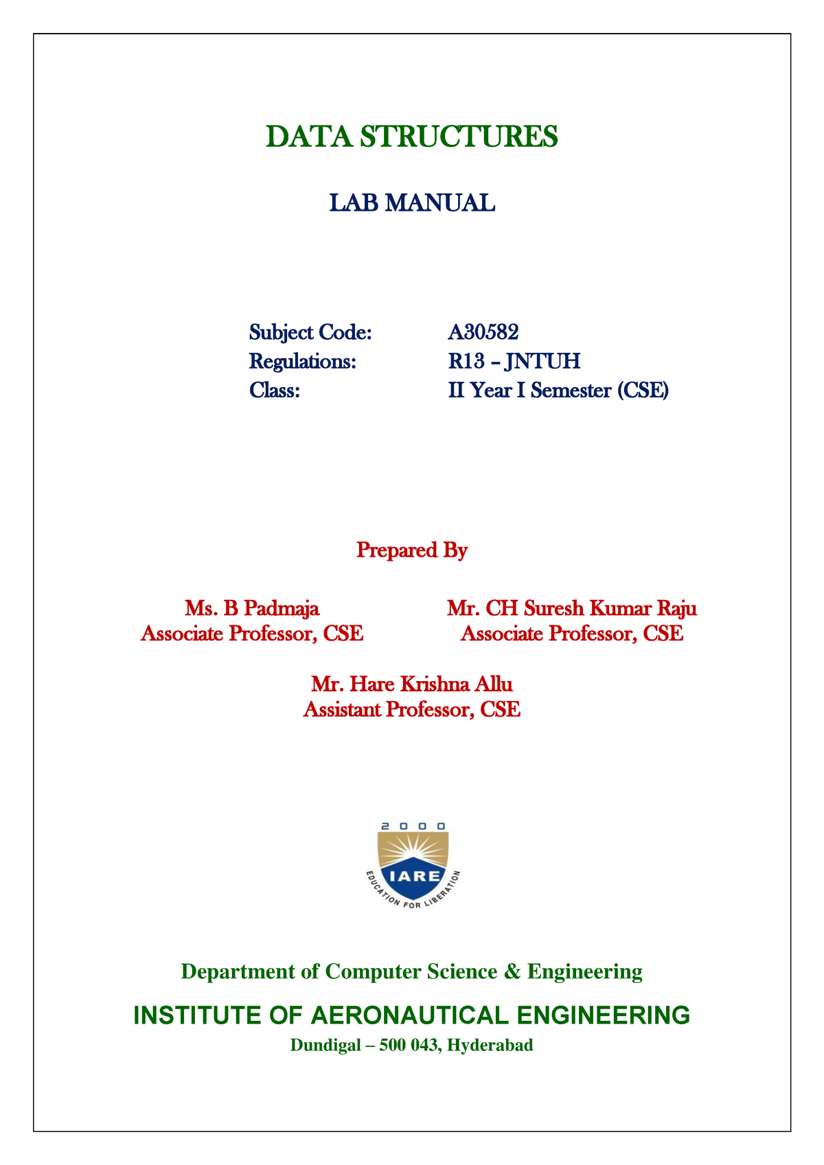 DS LAB Manual 0 Data base management system practice file DATA