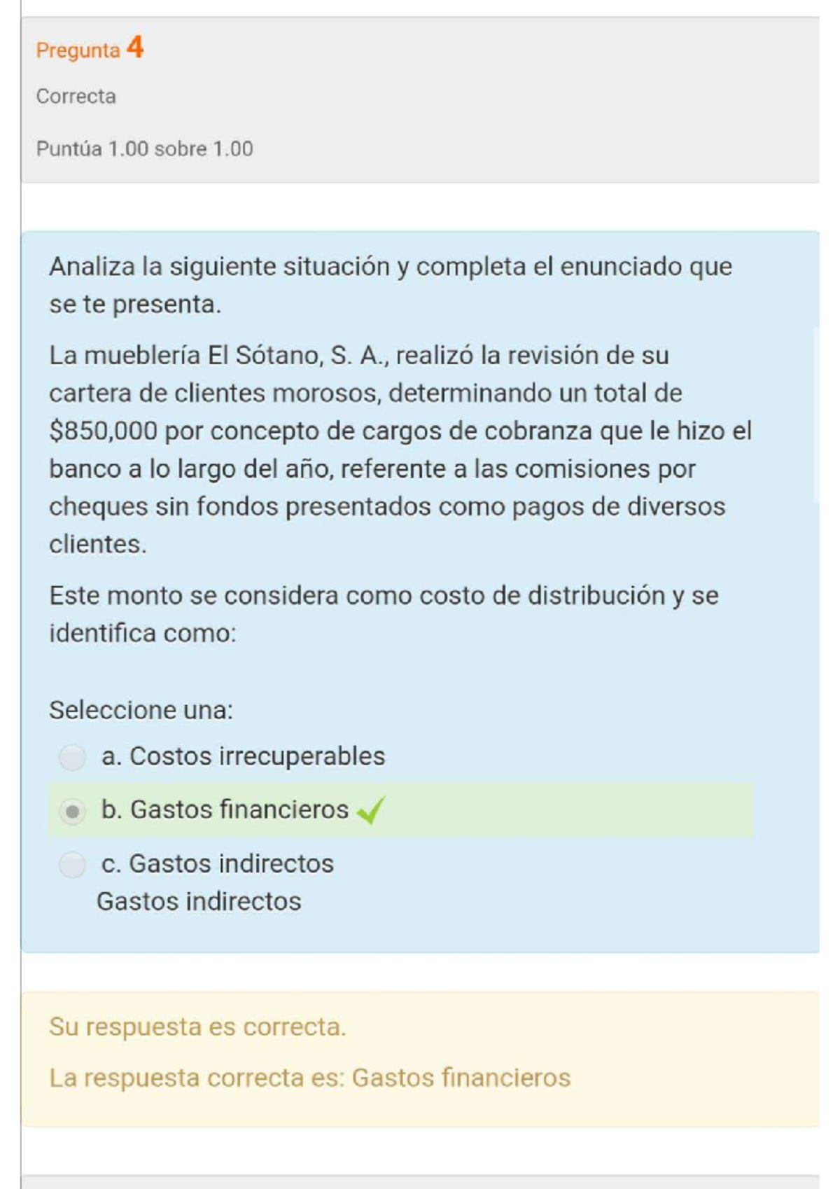 Examen Contabilidad De Costos 1 - Studocu