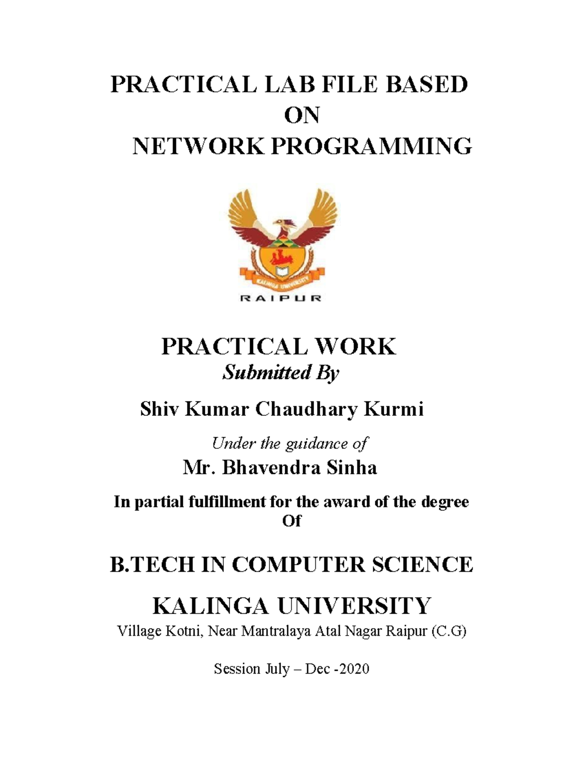Network Prohramming - practical - PRACTICAL LAB FILE BASED ON NETWORK ...