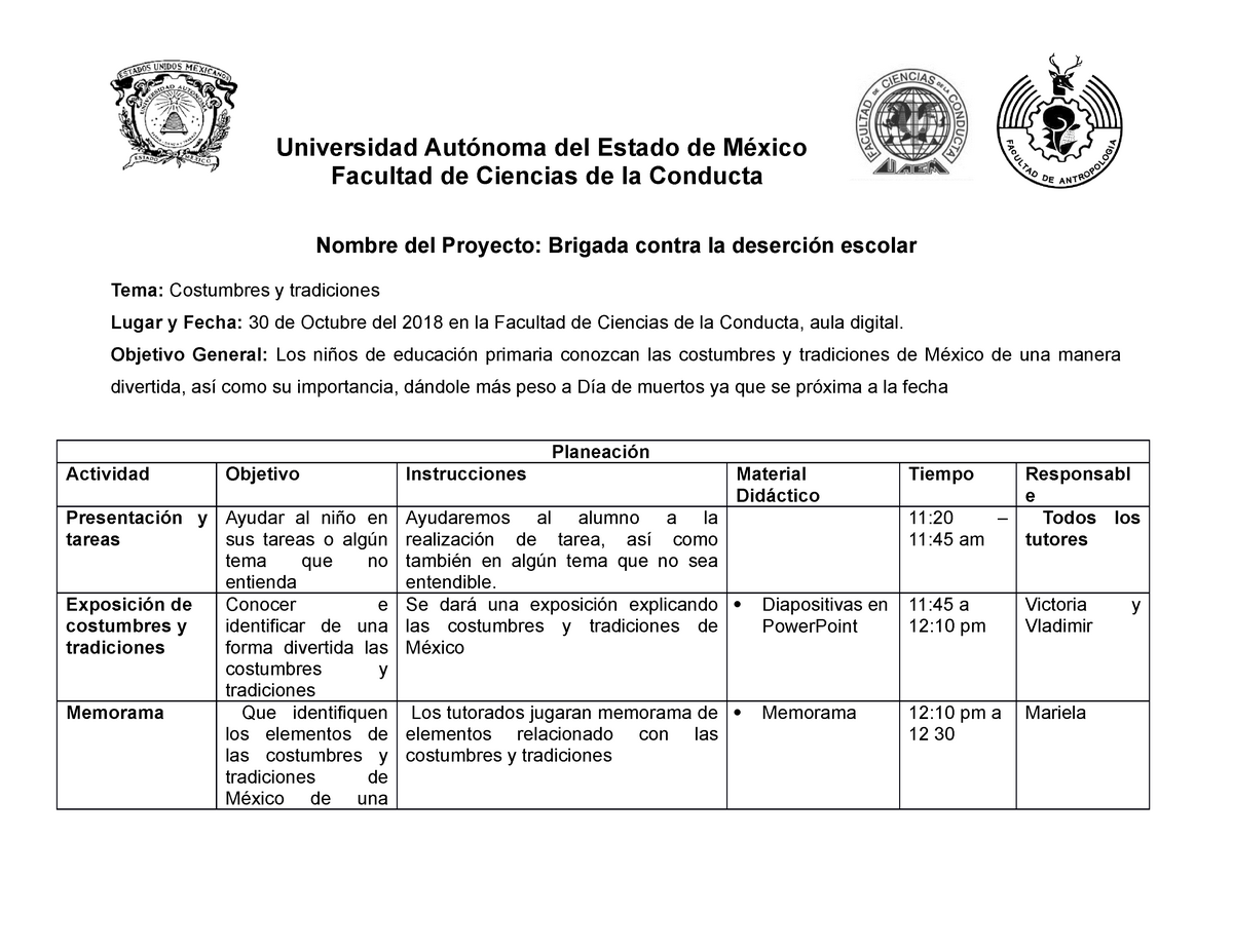 Proyecto De Costumbres Y Tradiciones Para Preescolar