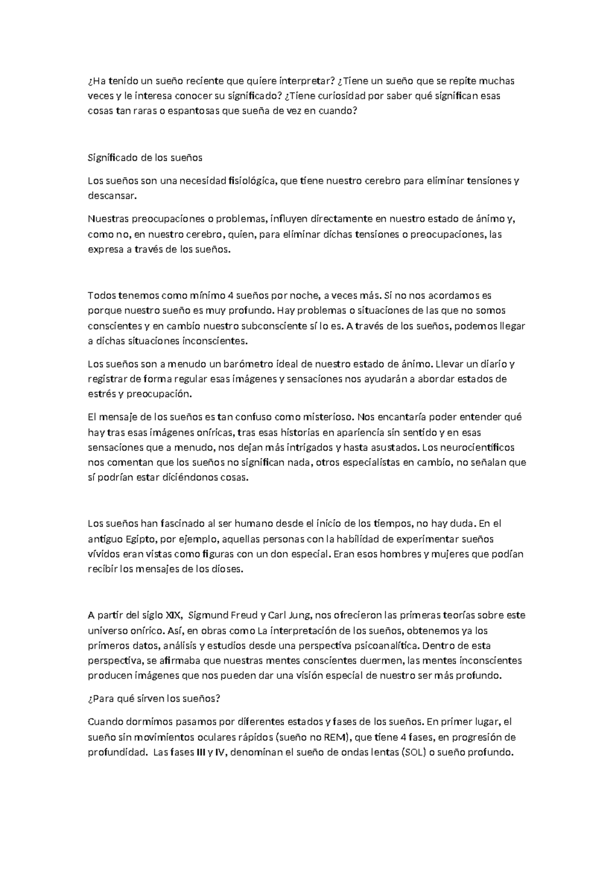 Zuenoz - bbbbbbbb - ¿Ha tenido un sueño reciente que quiere interpretar ...