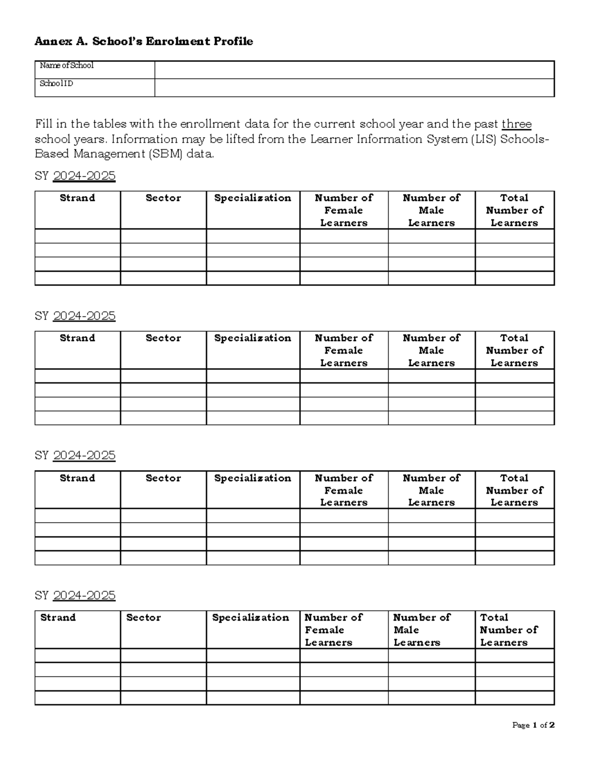 Annex-A.-School-Enrolment-Template 02 - Annex A. School’s Enrolment ...