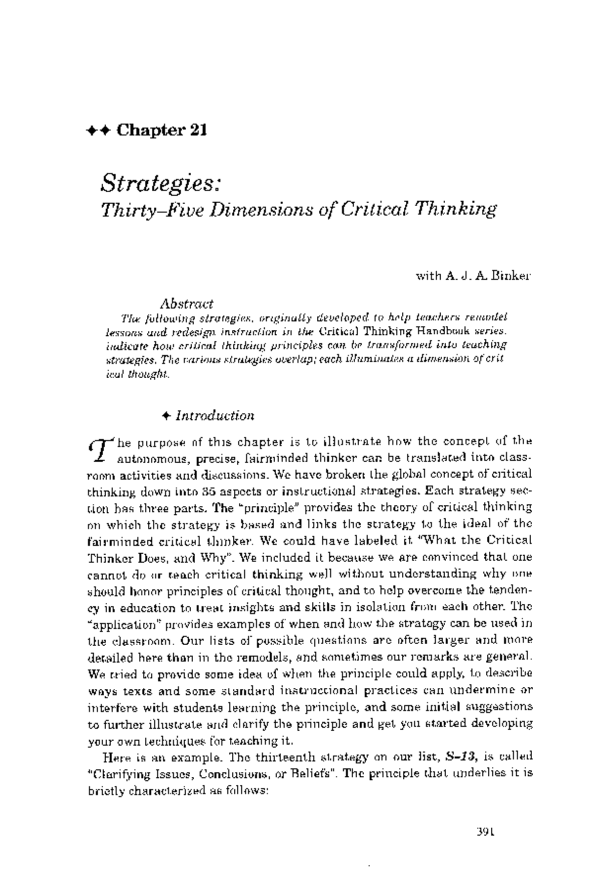 dyer l. (2019). critical thinking for business students pdf