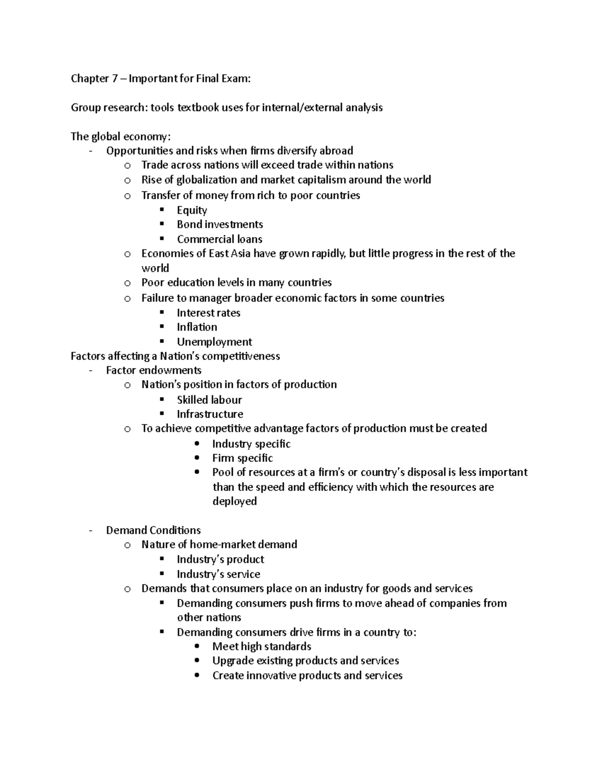Chapter 7 – Important for Final Exam - Chapter 7 – Important for Final ...