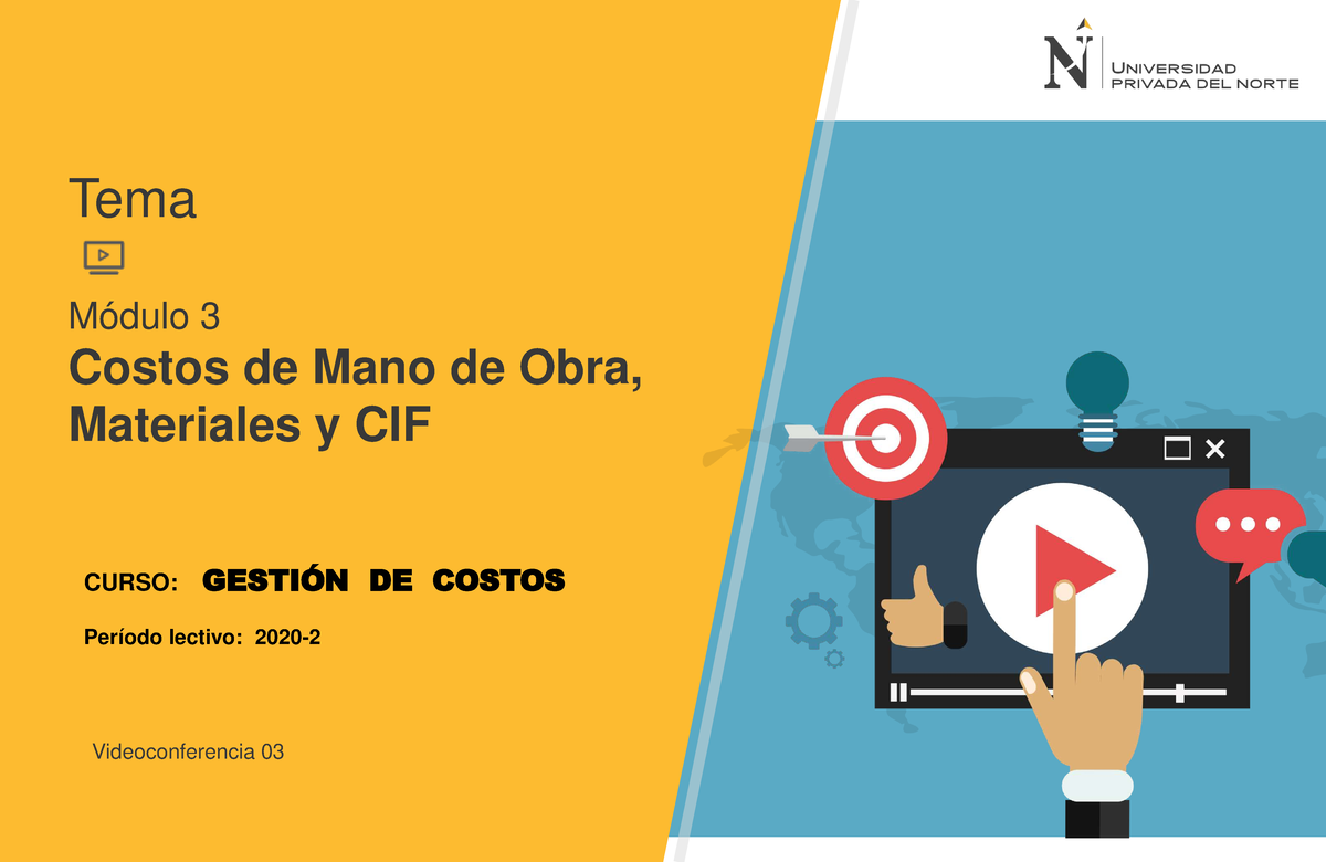 PPT Costos de Mano de Obra, Materiales y CIF-3 - Tema Módulo 3 Costos