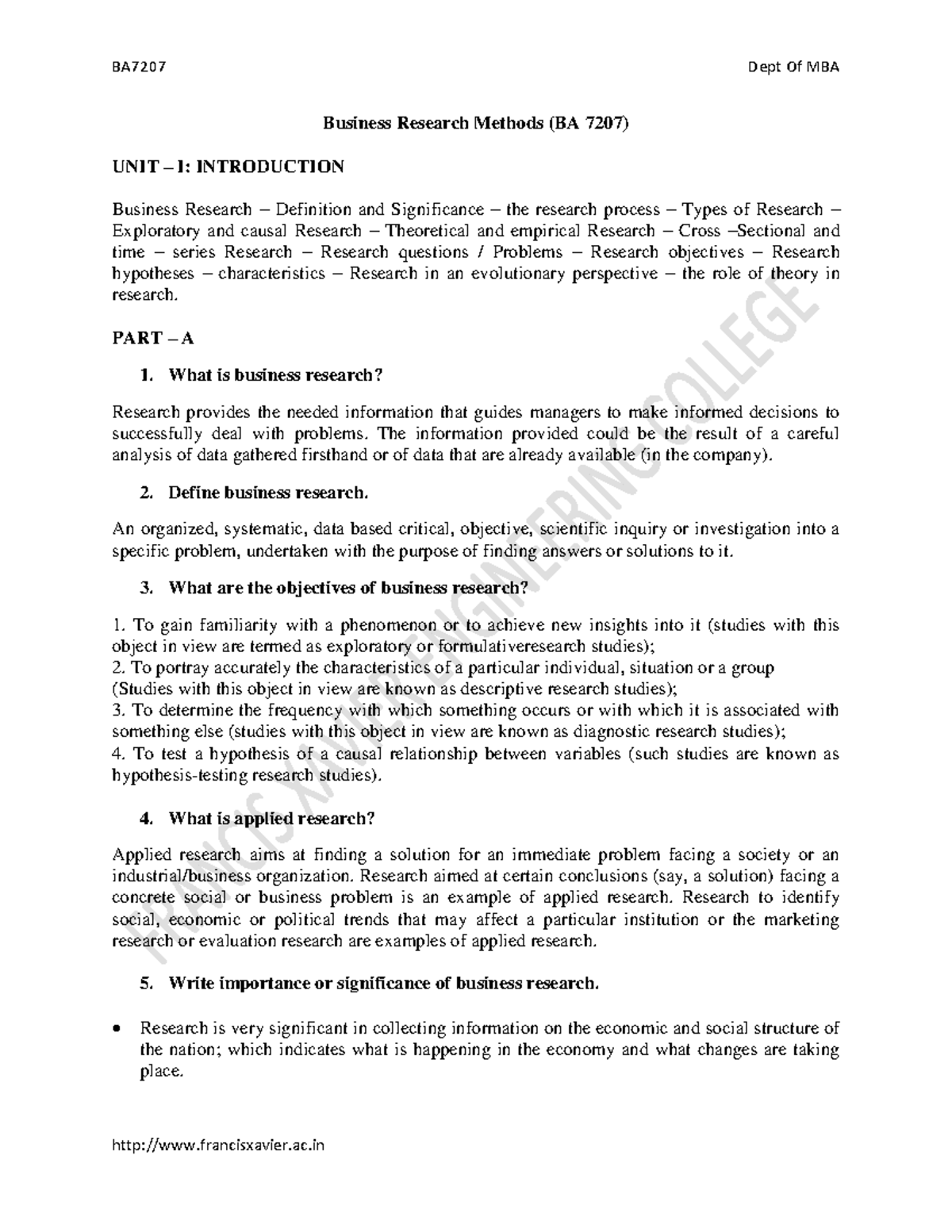 ba7207-qb-lecture-notes-1-3-business-research-methods-ba-7207