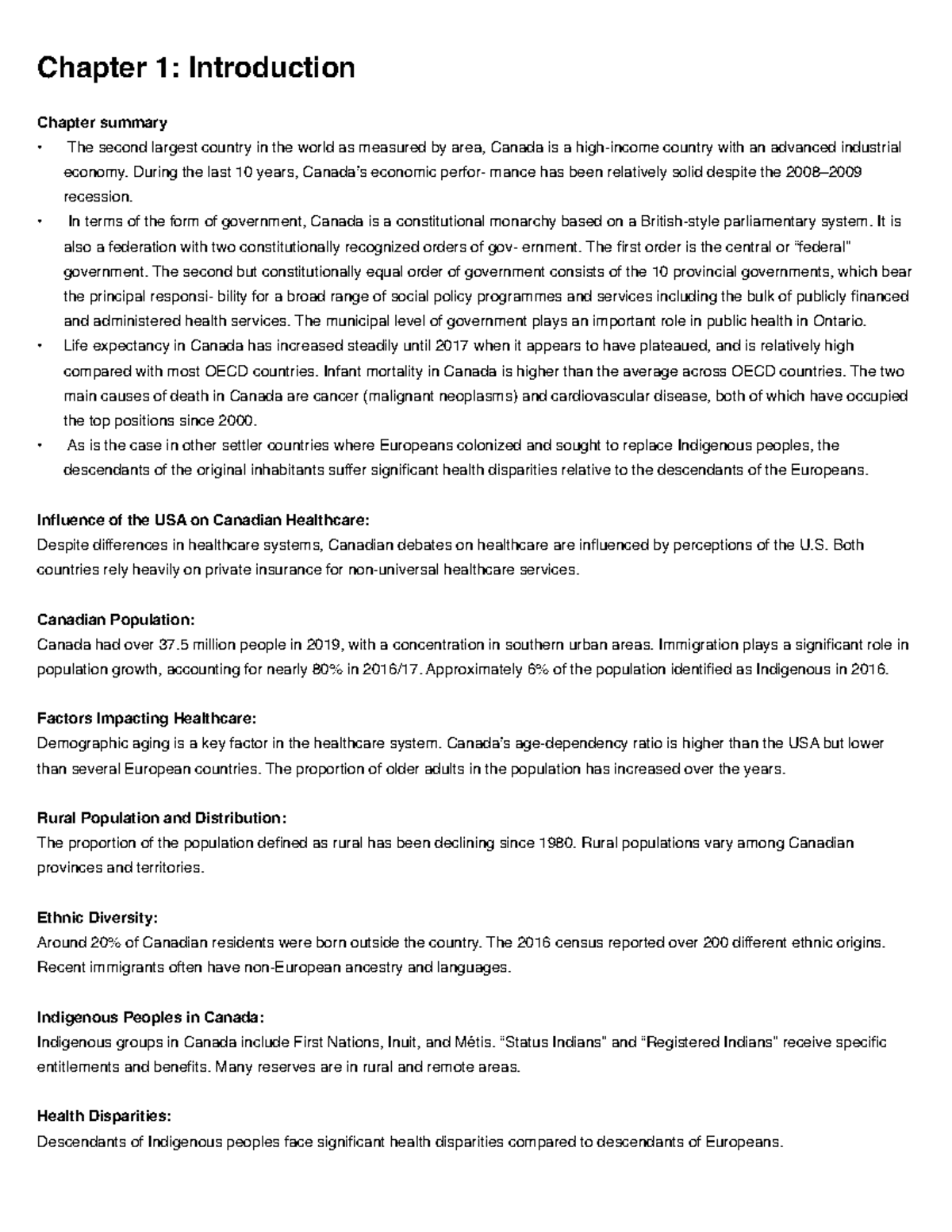 Healthcare systems Final EXAM Study Guide cumulative - Chapter 1 ...