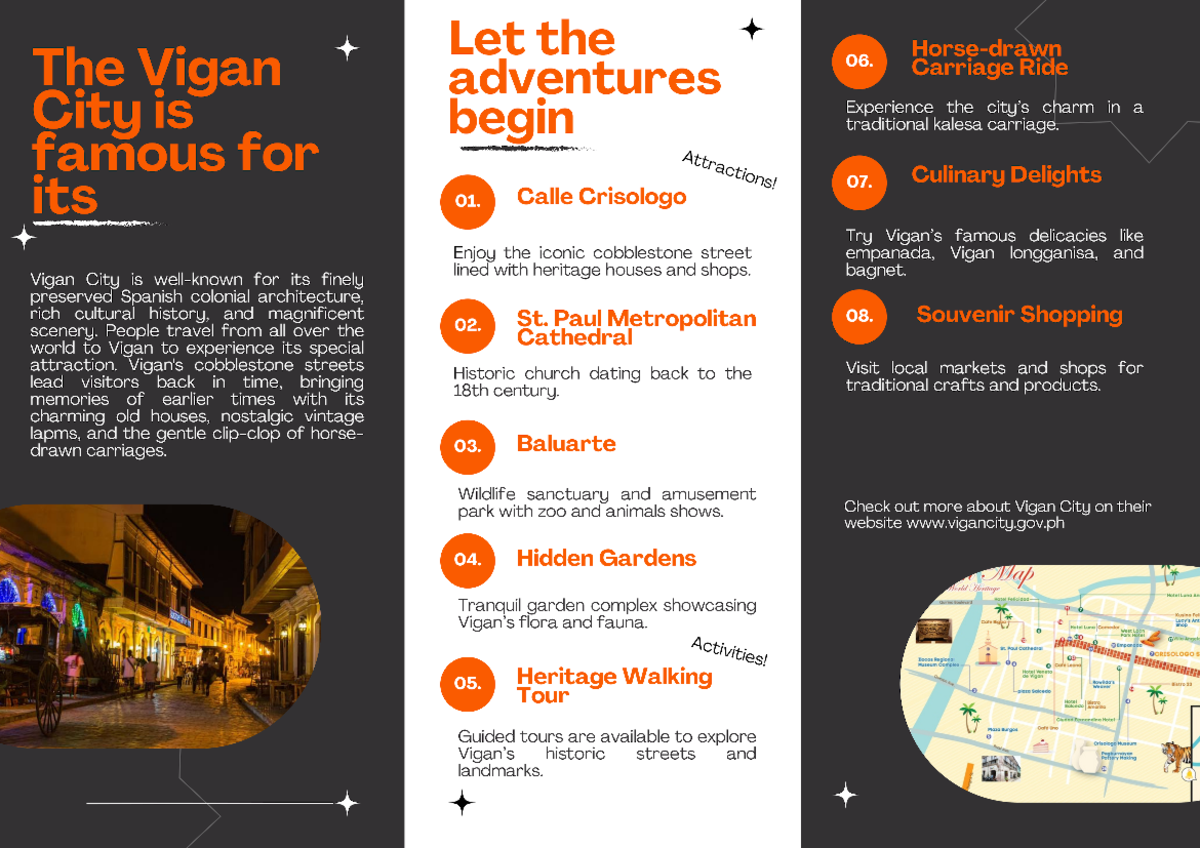 Vigan City sample brochure - Let the The Vigan 06. adventures Carriage ...