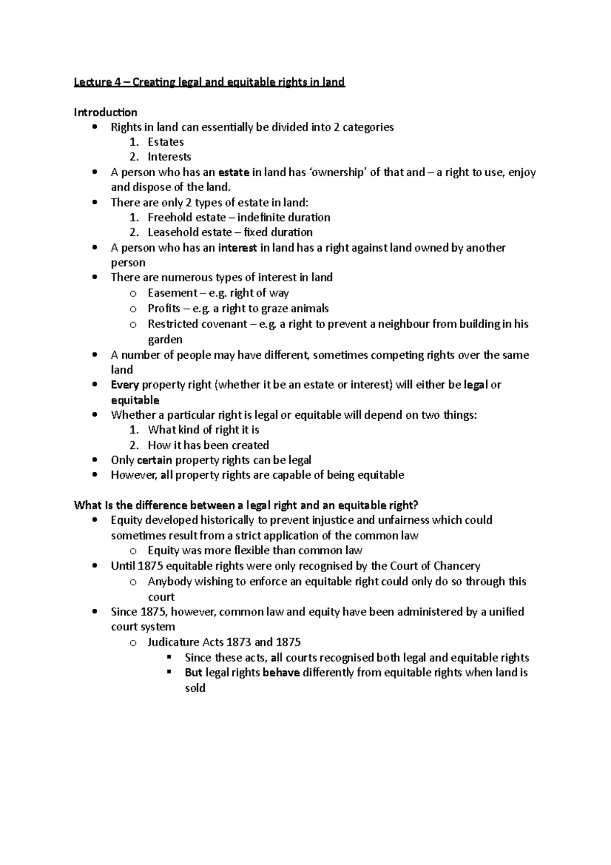 lecture-4-lecture-4-creating-legal-and-equitable-rights-in-land