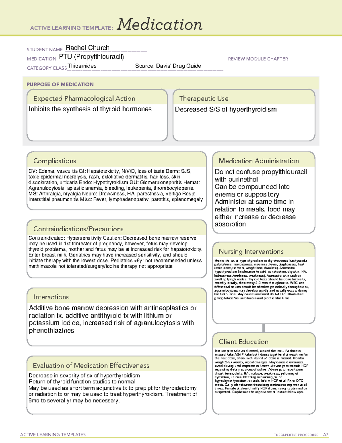 PTU Week 2 Ptu ACTIVE LEARNING TEMPLATES THERAPEUTIC PROCEDURE A 