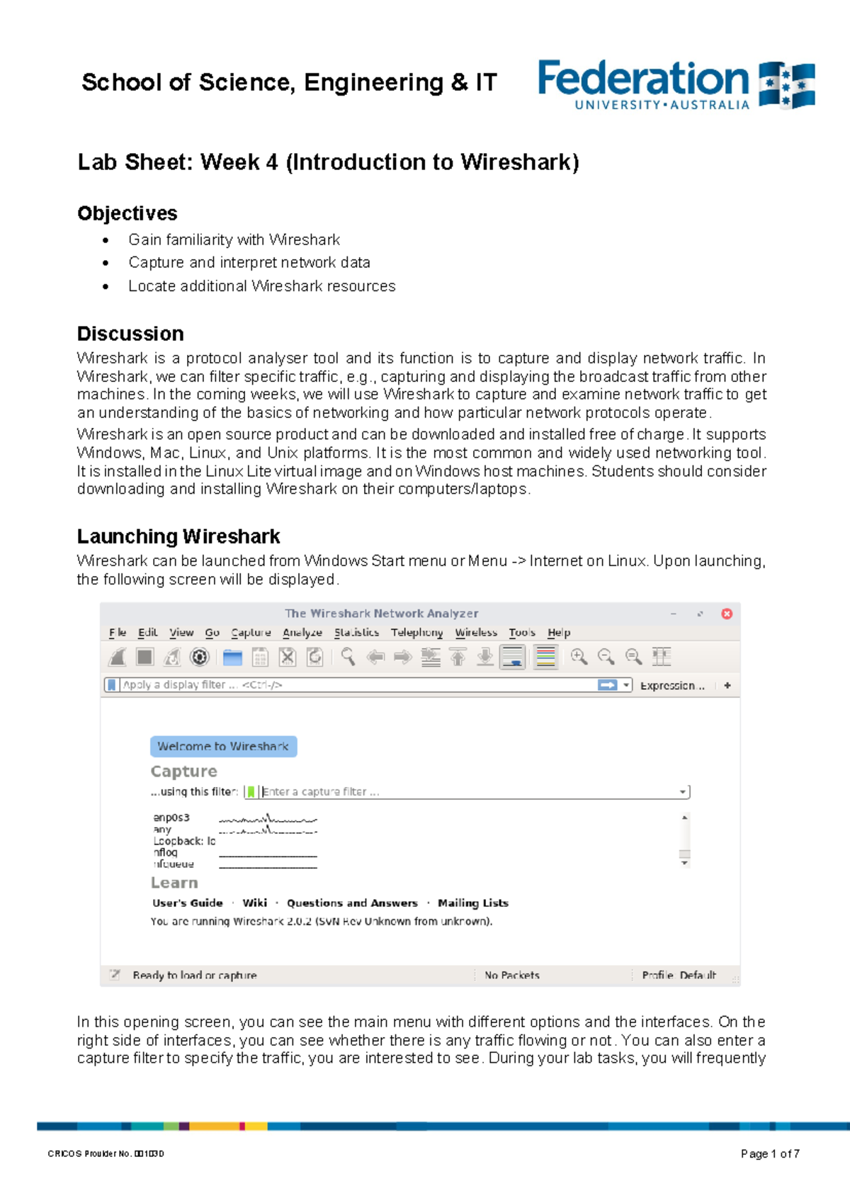 Week 4 Lab Sheet - week 4 Lab - Lab Sheet: Week 4 (Introduction to ...
