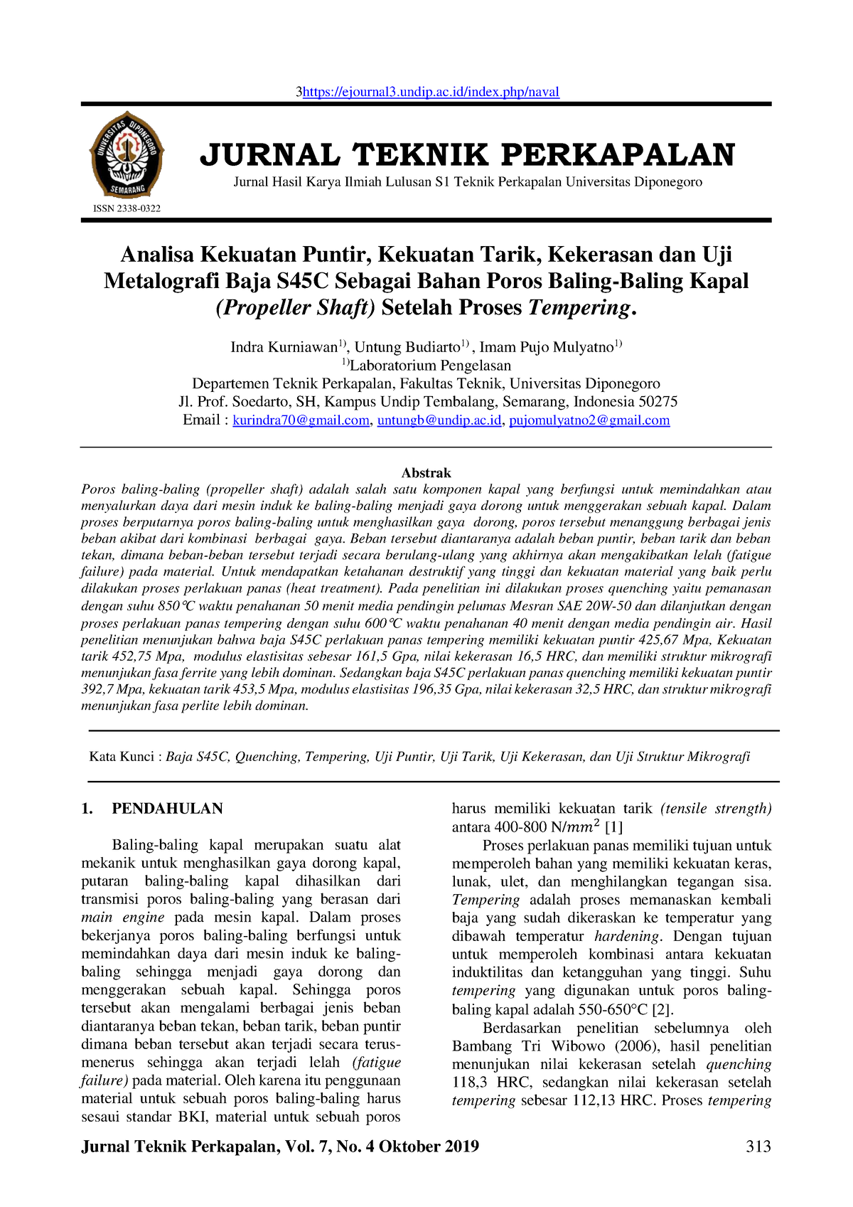 24444 53275 1 PB - Finalfin - 3 Ejournal3.undip.ac/index.php/naval ISSN ...