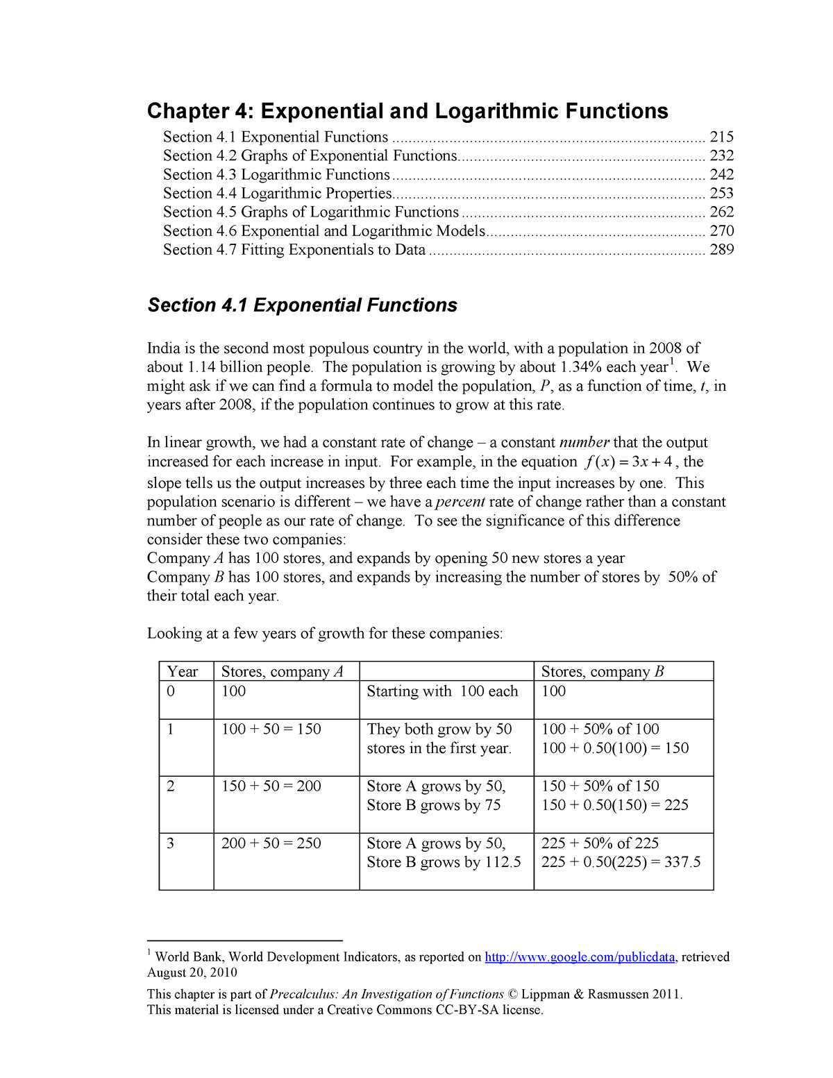 Chapter 4 - Basic Cal - This Chapter Is Part Of Precalculus: An ...