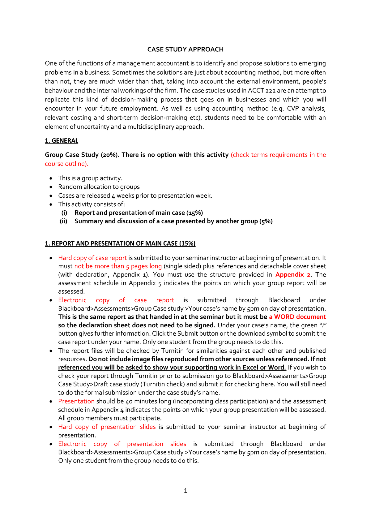 case study in accounting for managers