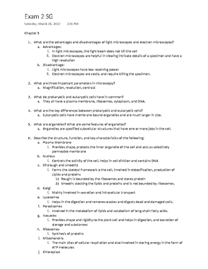 Review For Final Exam Blinn 1406 - Review Sheet For Biology 1406 Final ...