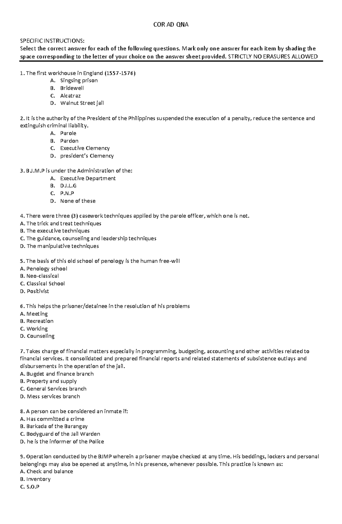 Module-5- Correctional- Administration-WITH- Answer - COR AD QNA ...