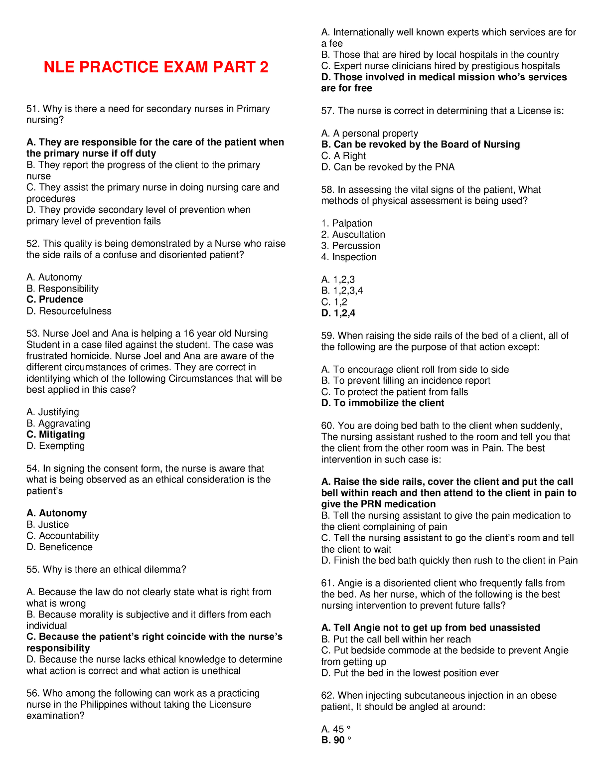 what is pnle exam