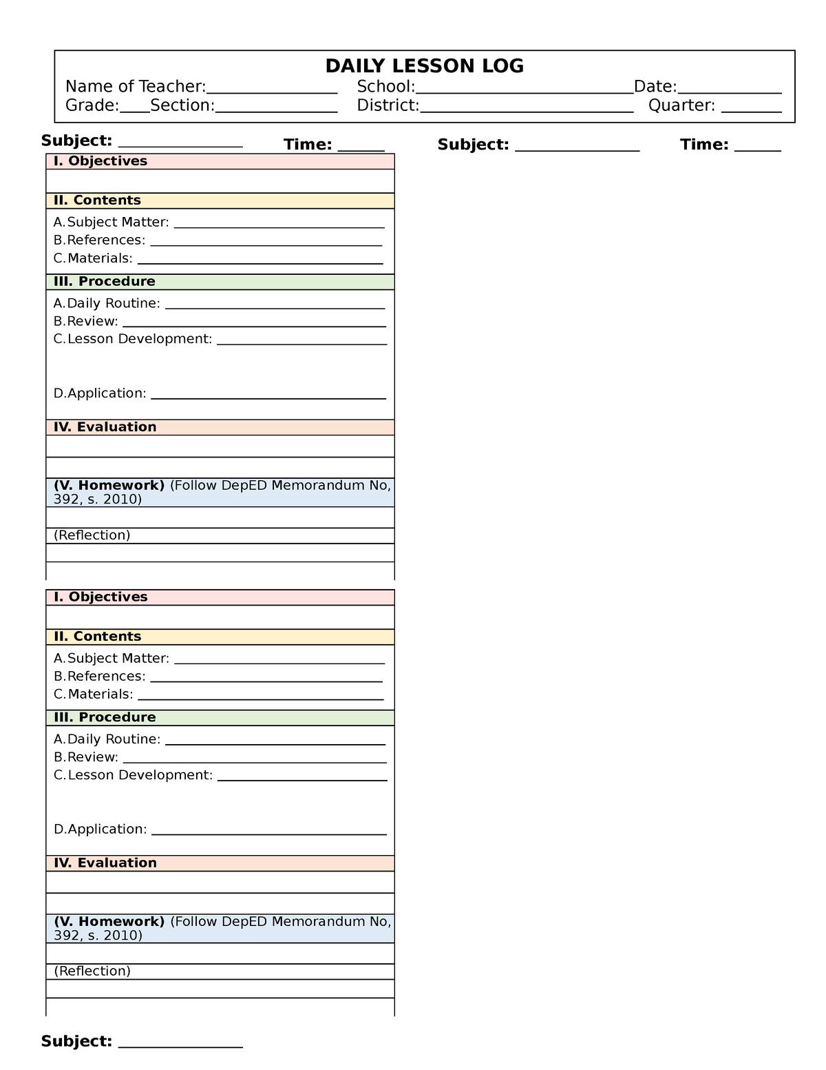 daily-lesson-log-template-daily-lesson-log-name-of-teacher-grade