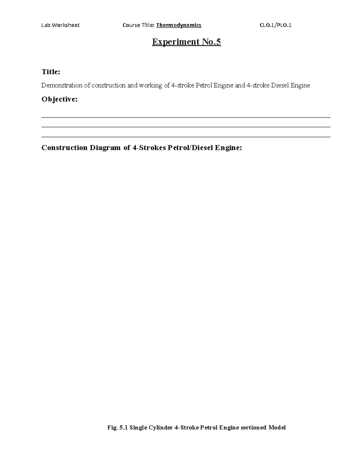 Worksheet#5 - Lab Manuals - Experiment No. Title: Demonstration of ...