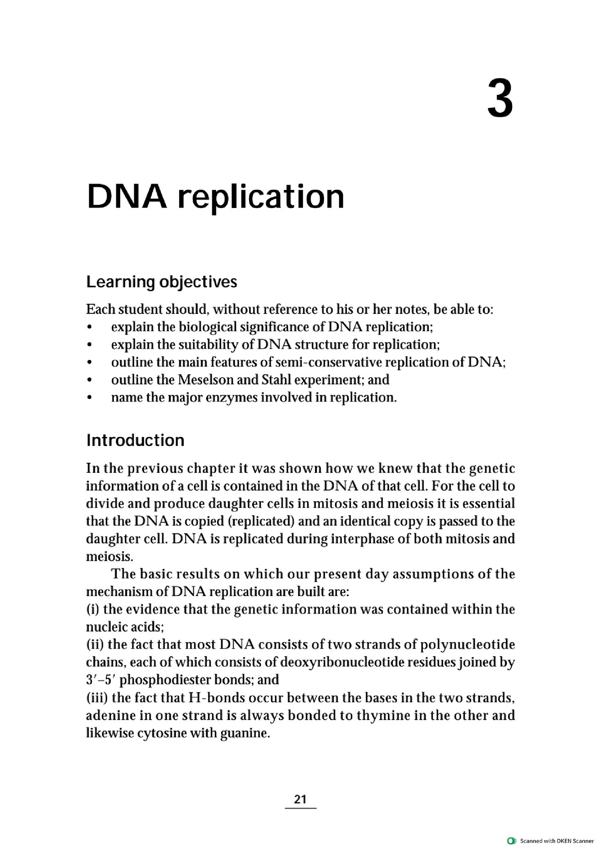 dna replication sample essay