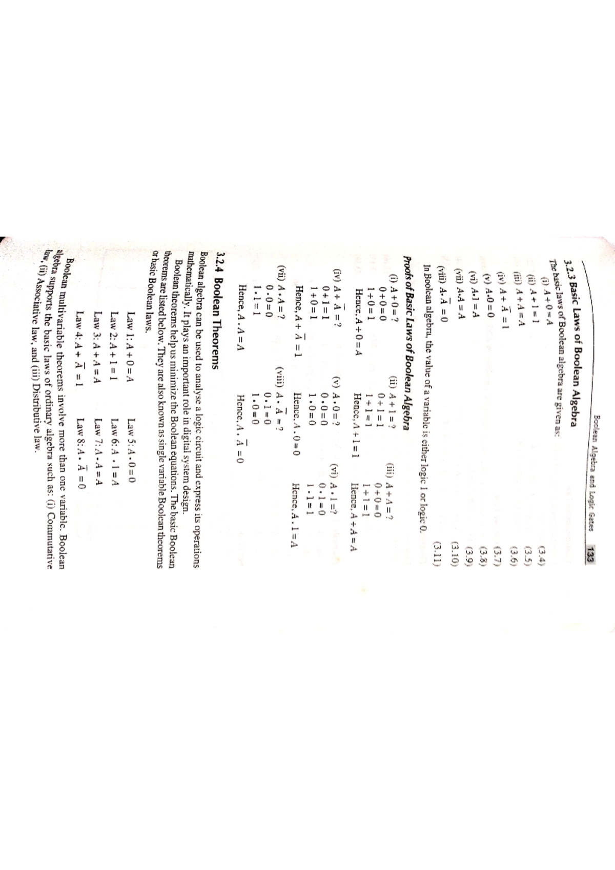 Boolean algebra and logic gates digital principles and system design