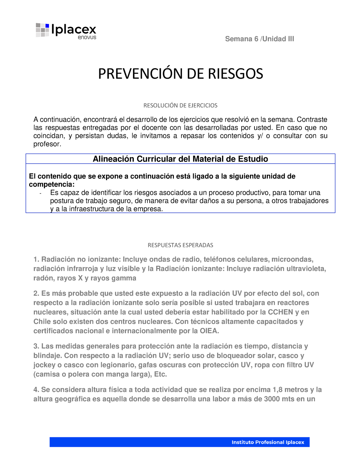 571453 - Apuntes - Semana 6 /Unidad III PREVENCIÓN DE RIESGOS ...