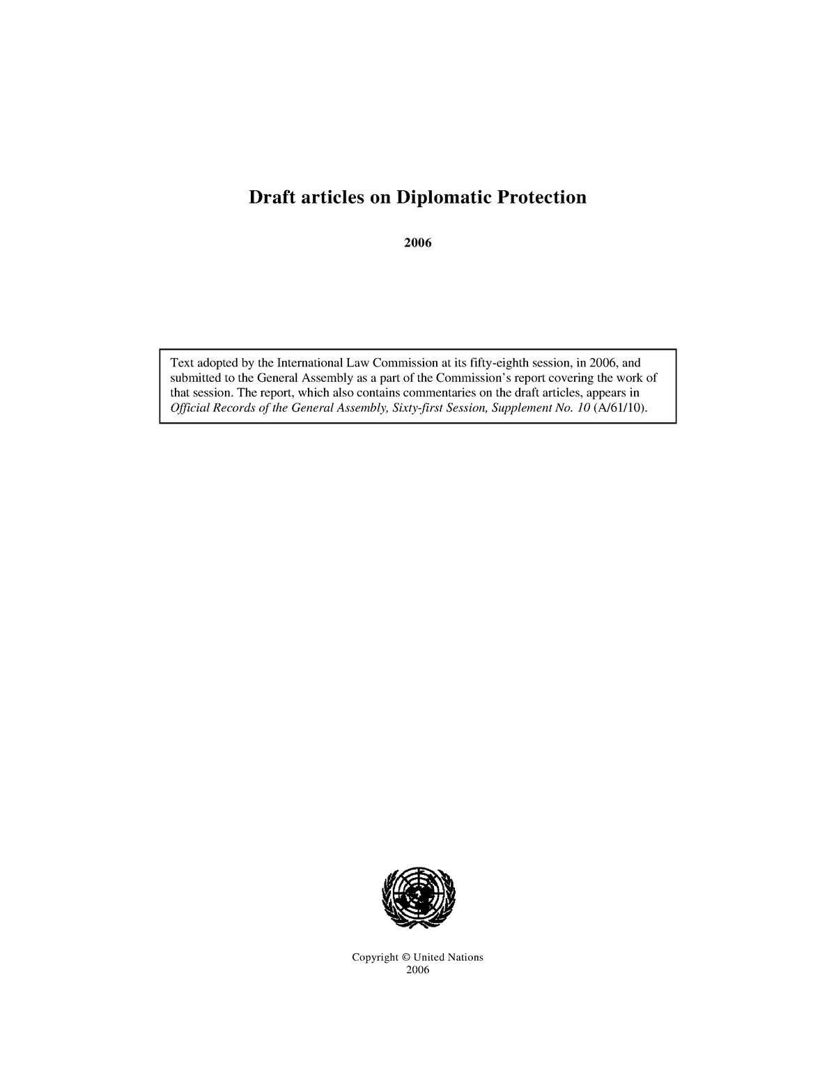 draft-articles-on-diplomatic-protection-hirl-316-nwu-studocu