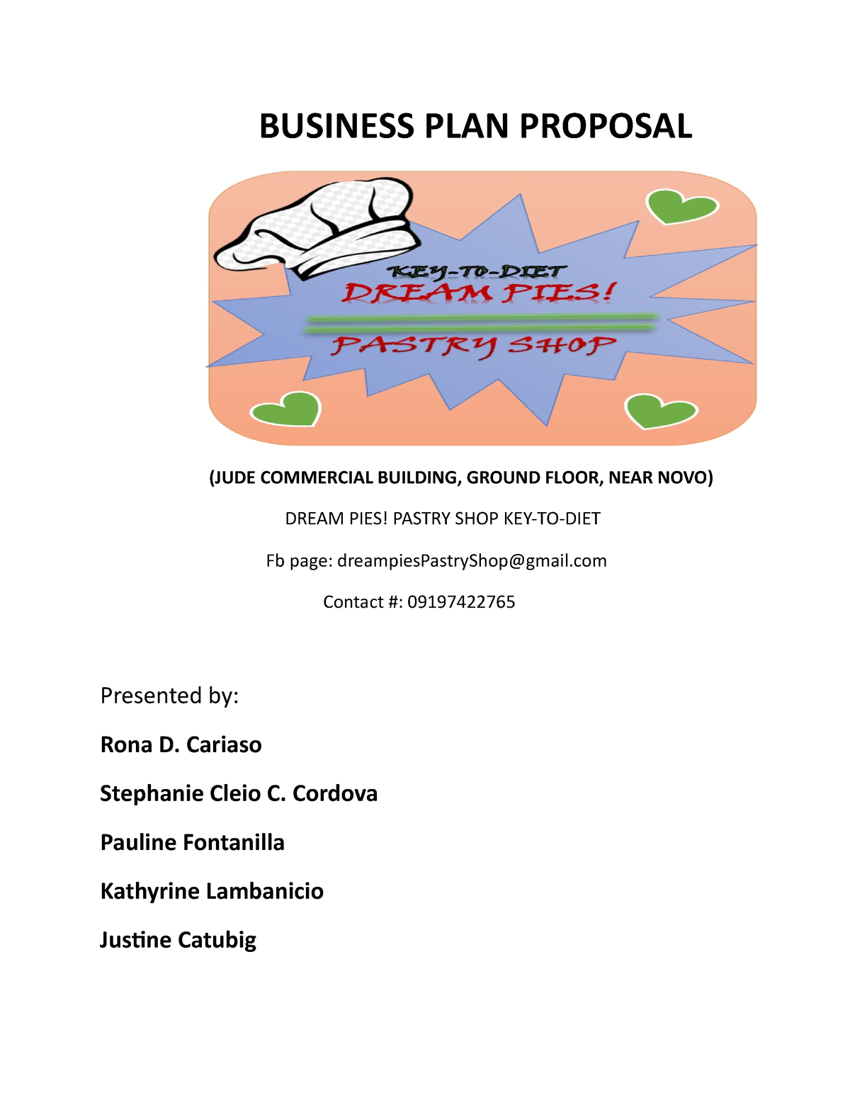 business plan project for mba students