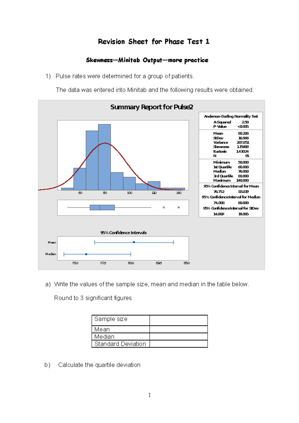 Sample/practice exam 2016, questions - Revision Sheet for Phase Test 1 ...