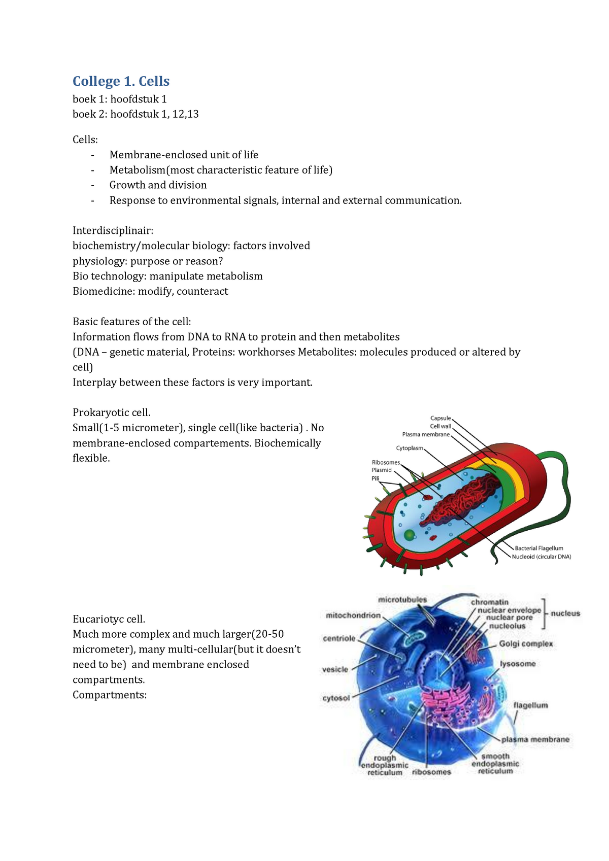 experimental cell biology