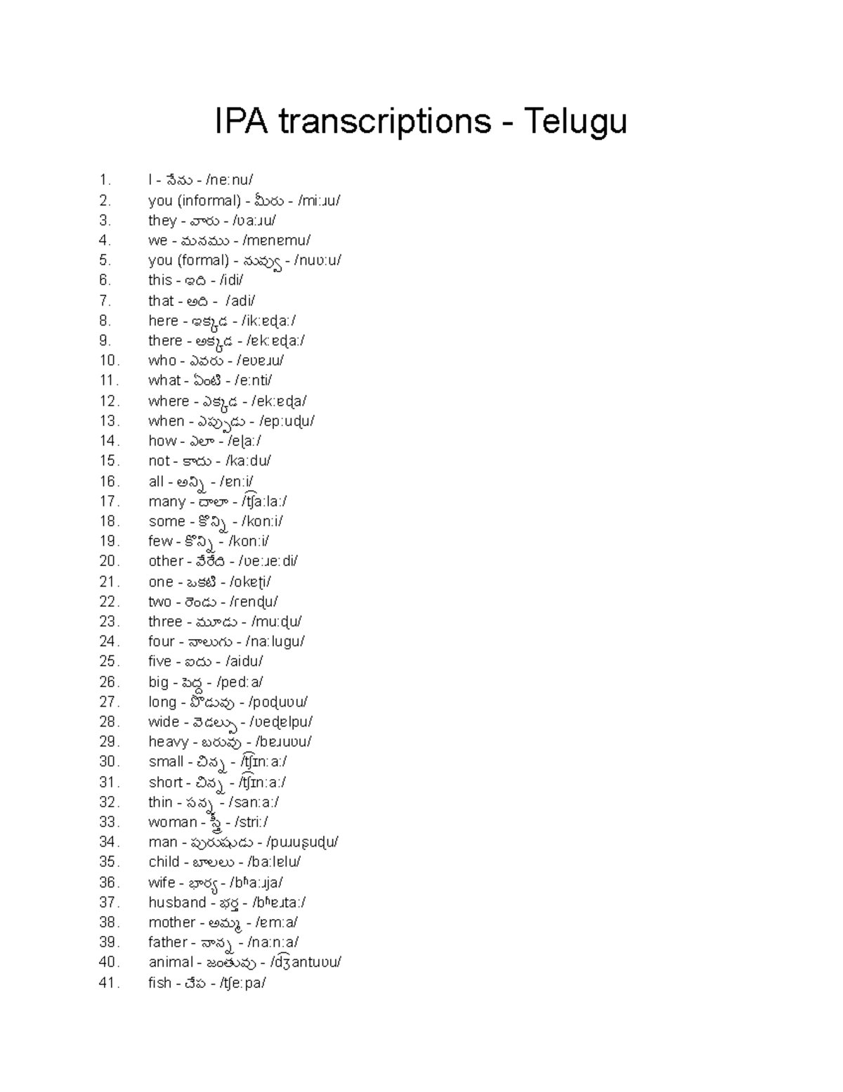 telugu-word-list-phoenetic-transcription-ipa-transcriptions