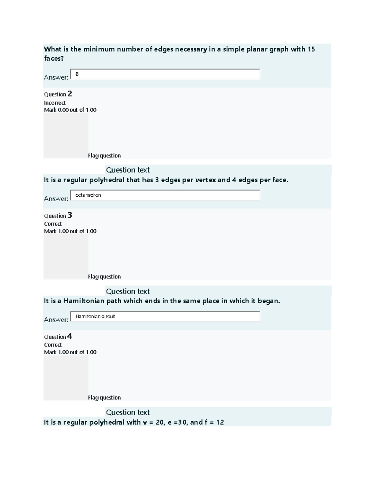 Sourcediscrete Math What is the minimum number of edges necessary